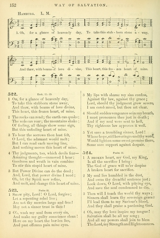 Songs for the Sanctuary: or hymns and tunes for Christian worship page 152