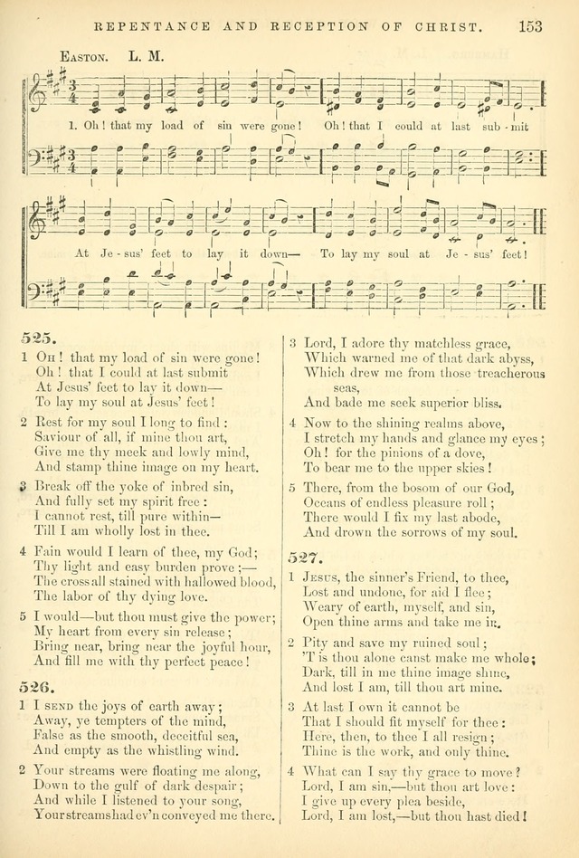 Songs for the Sanctuary: or hymns and tunes for Christian worship page 153
