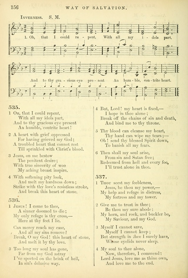 Songs for the Sanctuary: or hymns and tunes for Christian worship page 156
