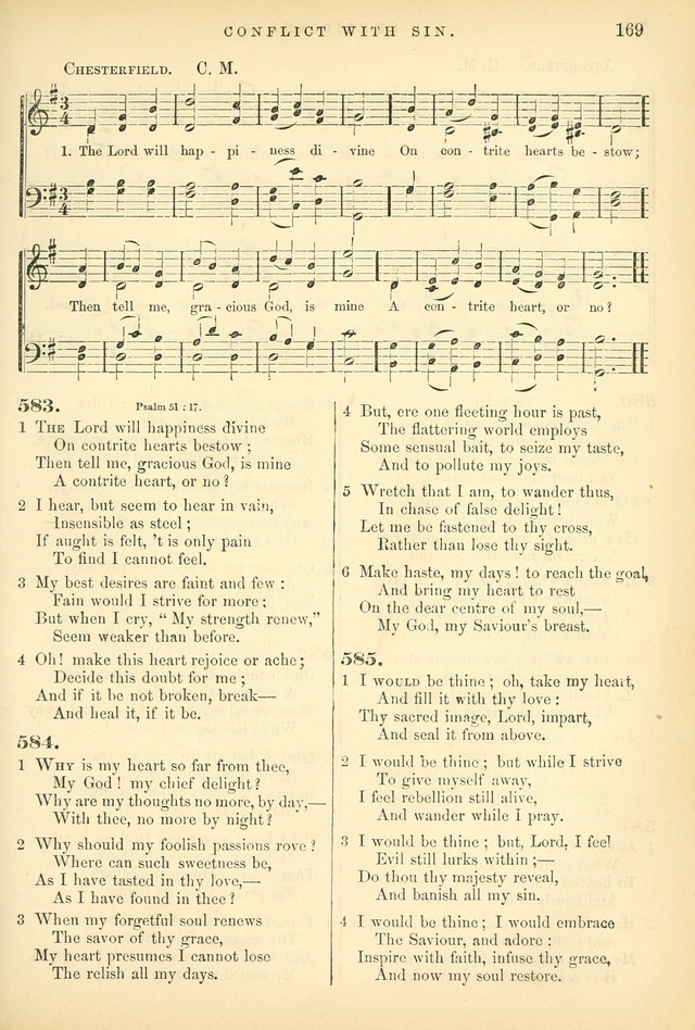 Songs for the Sanctuary: or hymns and tunes for Christian worship page 169