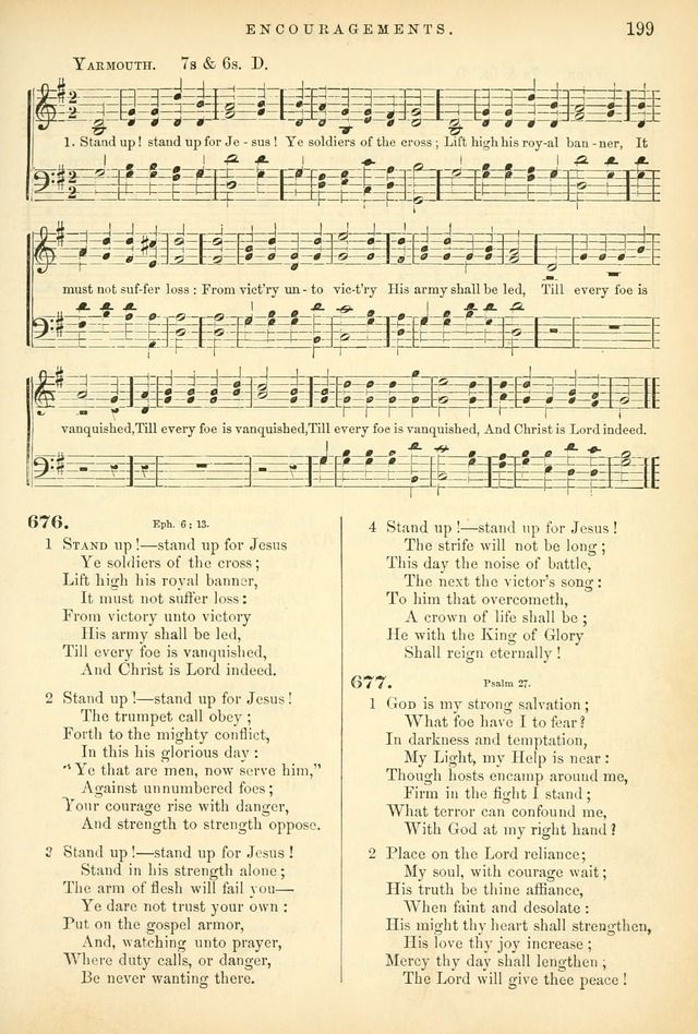 Songs for the Sanctuary: or hymns and tunes for Christian worship page 199