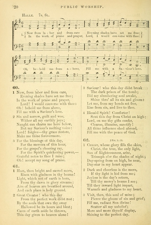 Songs for the Sanctuary: or hymns and tunes for Christian worship page 20