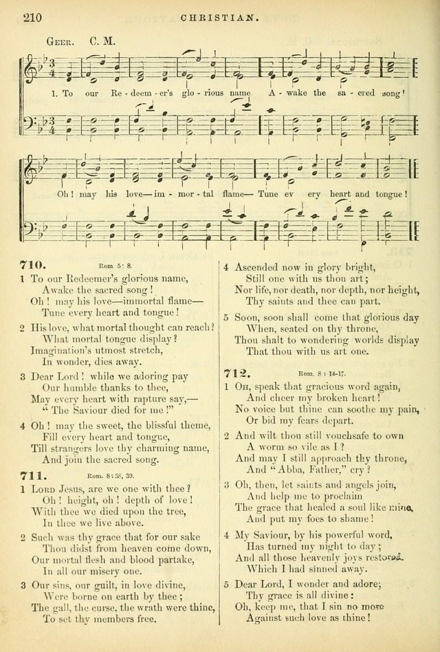 Songs for the Sanctuary: or hymns and tunes for Christian worship page 210
