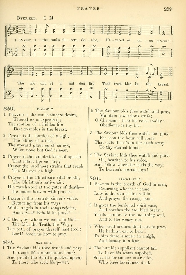 Songs for the Sanctuary: or hymns and tunes for Christian worship page 259