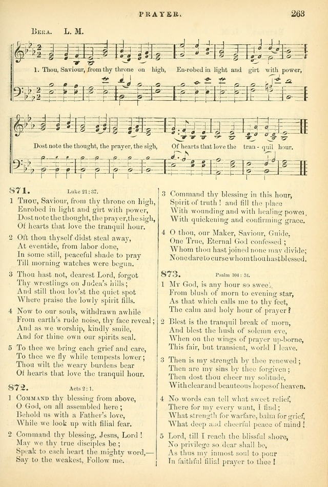 Songs for the Sanctuary: or hymns and tunes for Christian worship page 263