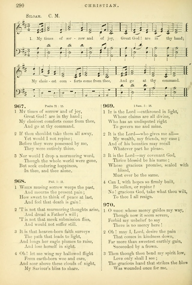 Songs for the Sanctuary: or hymns and tunes for Christian worship page 290