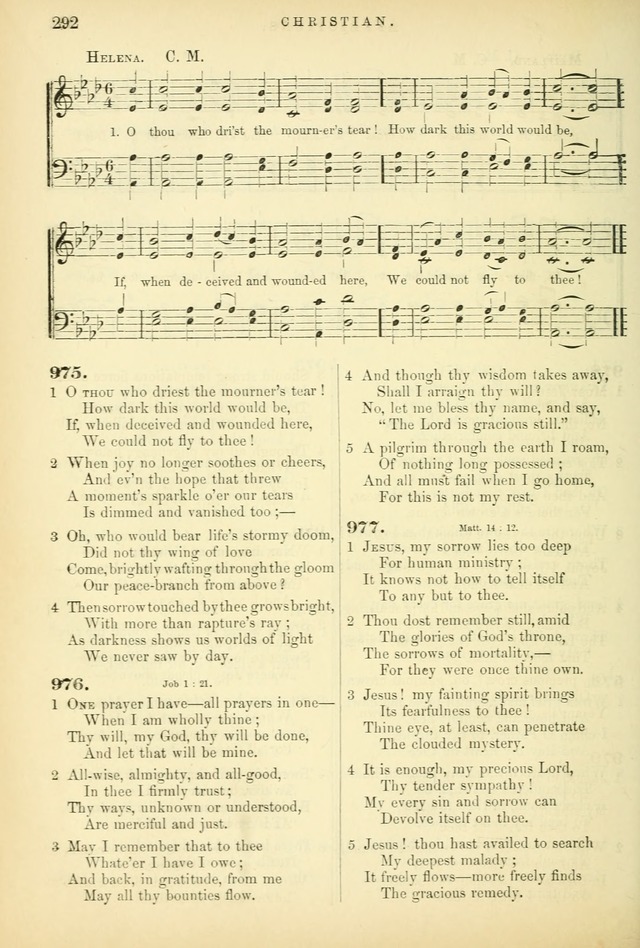 Songs for the Sanctuary: or hymns and tunes for Christian worship page 292