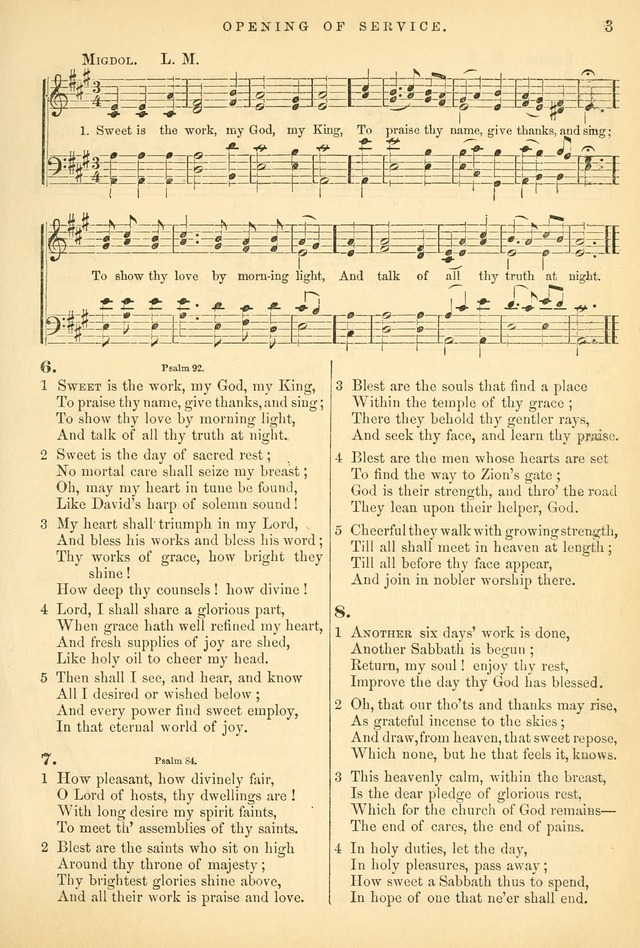 Songs for the Sanctuary: or hymns and tunes for Christian worship page 3