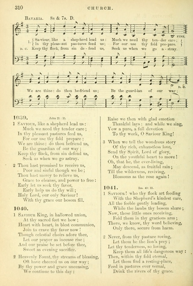 Songs for the Sanctuary: or hymns and tunes for Christian worship page 310