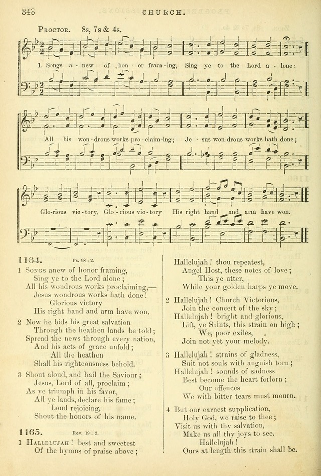 Songs for the Sanctuary: or hymns and tunes for Christian worship page 348