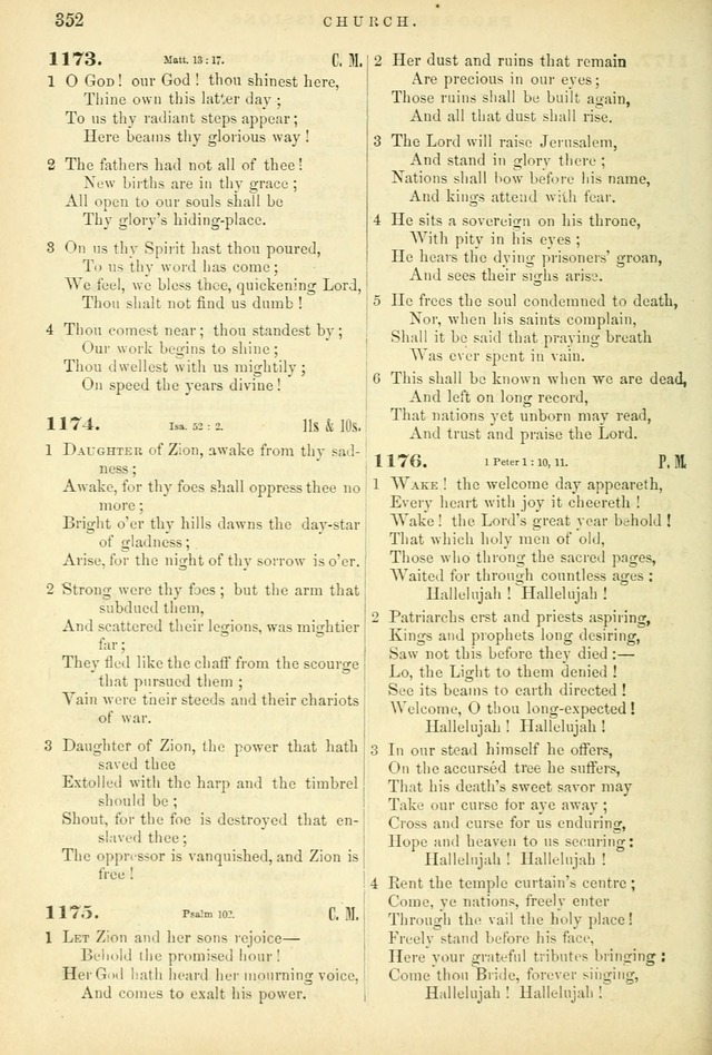 Songs for the Sanctuary: or hymns and tunes for Christian worship page 352