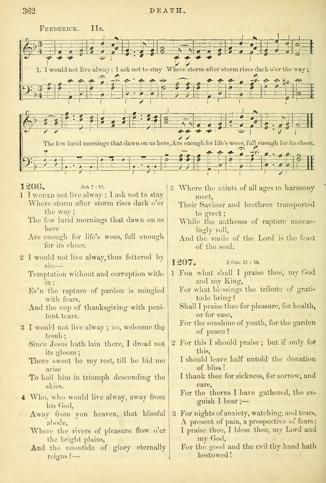 Songs for the Sanctuary: or hymns and tunes for Christian worship page 362
