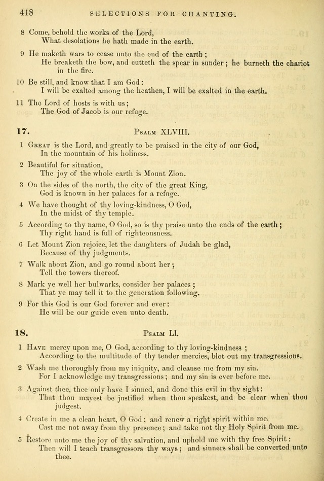 Songs for the Sanctuary: or hymns and tunes for Christian worship page 418