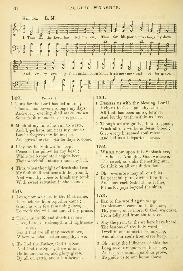 Songs for the Sanctuary: or hymns and tunes for Christian worship page 46