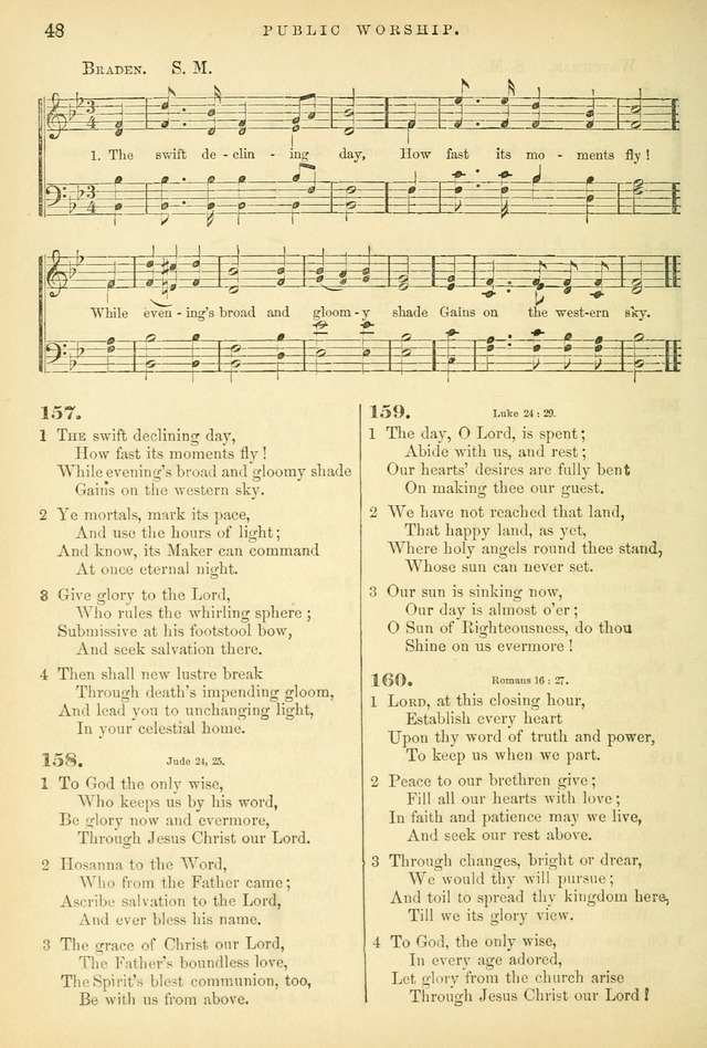 Songs for the Sanctuary: or hymns and tunes for Christian worship page 48