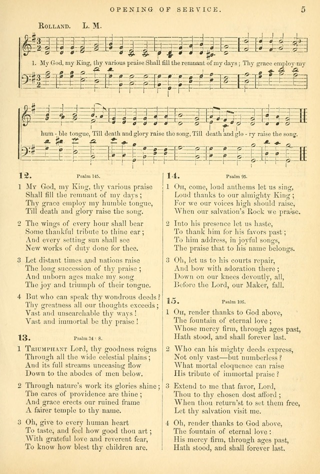 Songs for the Sanctuary: or hymns and tunes for Christian worship page 5