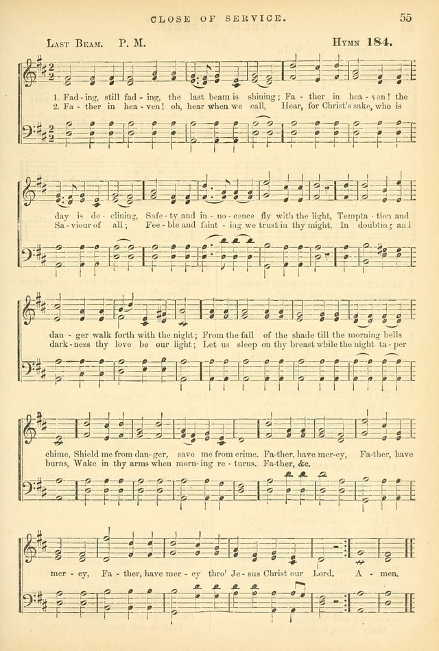 Songs for the Sanctuary: or hymns and tunes for Christian worship page 55