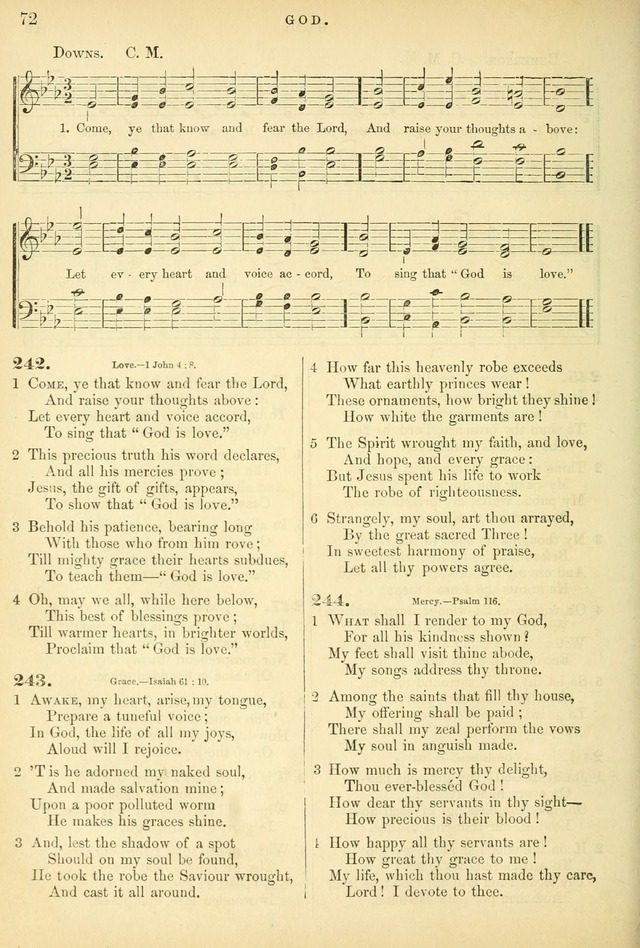 Songs for the Sanctuary: or hymns and tunes for Christian worship page 72