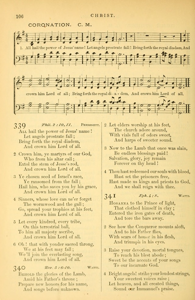 Songs for the Sanctuary: or hymns and tunes for Christian Worship page 107