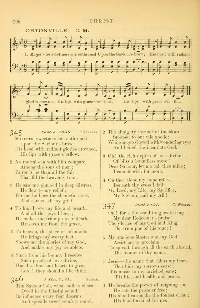 Songs for the Sanctuary: or hymns and tunes for Christian Worship page 109