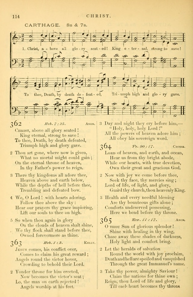 Songs for the Sanctuary: or hymns and tunes for Christian Worship page 115