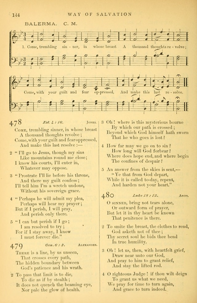 Songs for the Sanctuary: or hymns and tunes for Christian Worship page 145