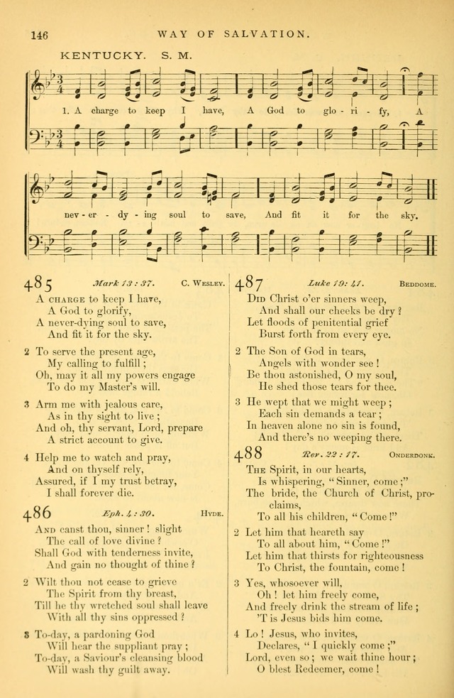 Songs for the Sanctuary: or hymns and tunes for Christian Worship page 147