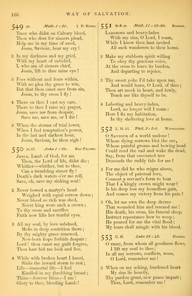 Songs for the Sanctuary: or hymns and tunes for Christian Worship page 167