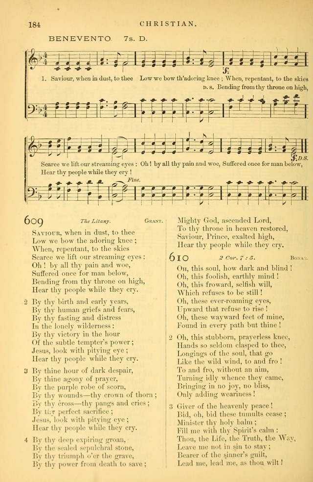 Songs for the Sanctuary: or hymns and tunes for Christian Worship page 185
