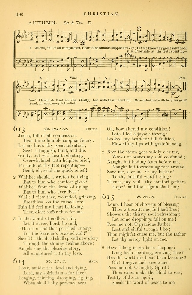 Songs for the Sanctuary: or hymns and tunes for Christian Worship page 187