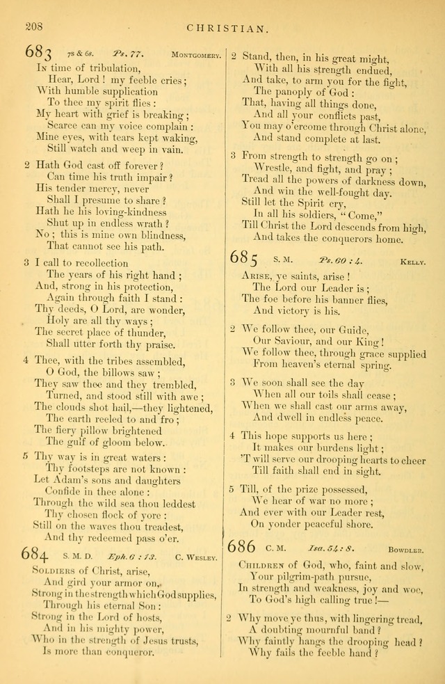 Songs for the Sanctuary: or hymns and tunes for Christian Worship page 209