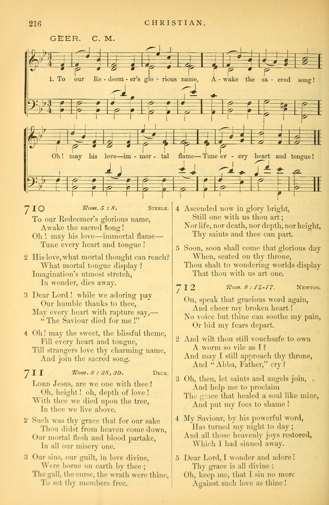 Songs for the Sanctuary: or hymns and tunes for Christian Worship page 217