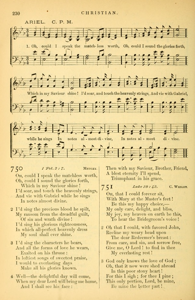 Songs for the Sanctuary: or hymns and tunes for Christian Worship page 231