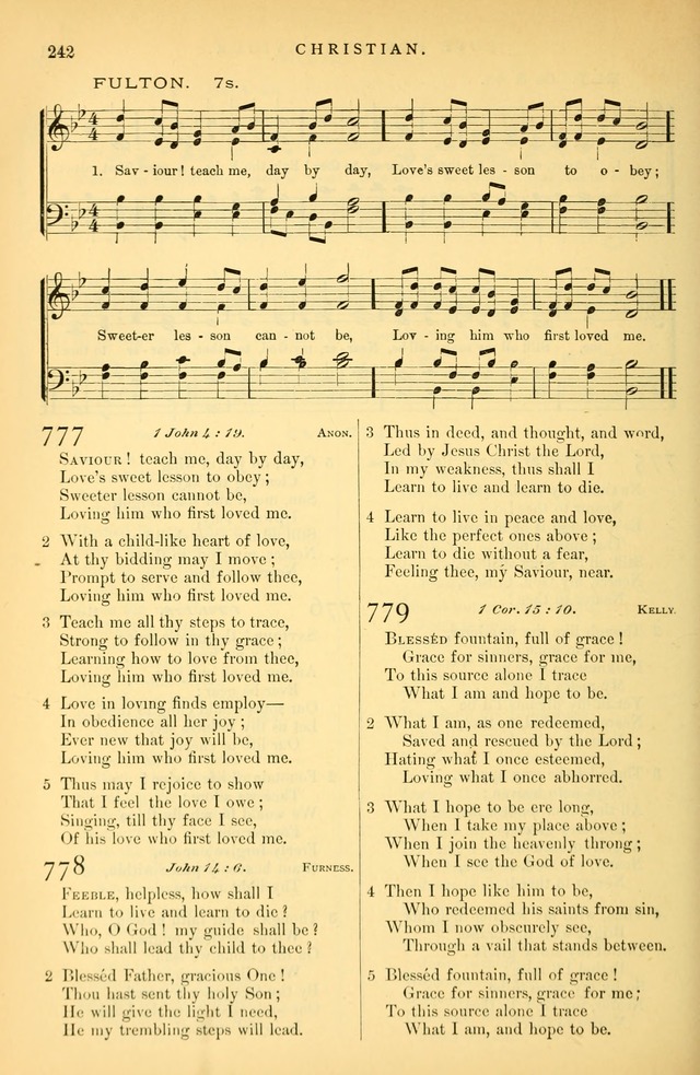 Songs for the Sanctuary: or hymns and tunes for Christian Worship page 243