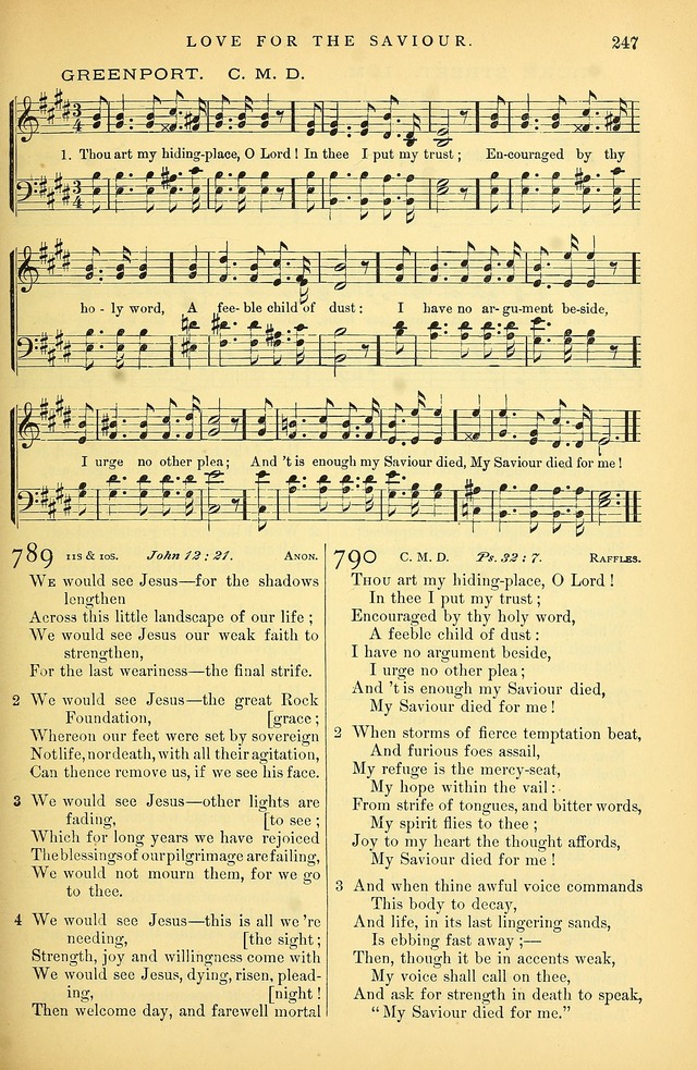 Songs for the Sanctuary: or hymns and tunes for Christian Worship page 248