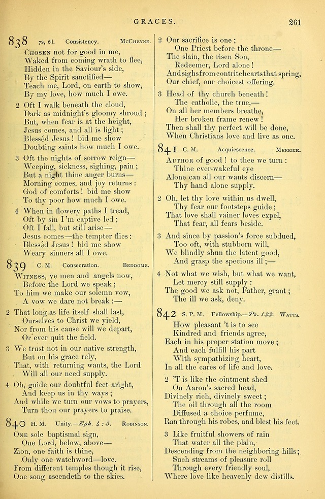 Songs for the Sanctuary: or hymns and tunes for Christian Worship page 262