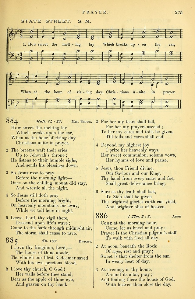 Songs for the Sanctuary: or hymns and tunes for Christian Worship page 276