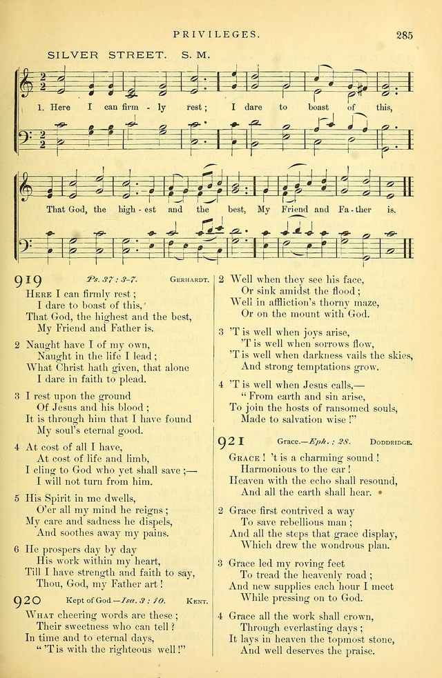 Songs for the Sanctuary: or hymns and tunes for Christian Worship page 286