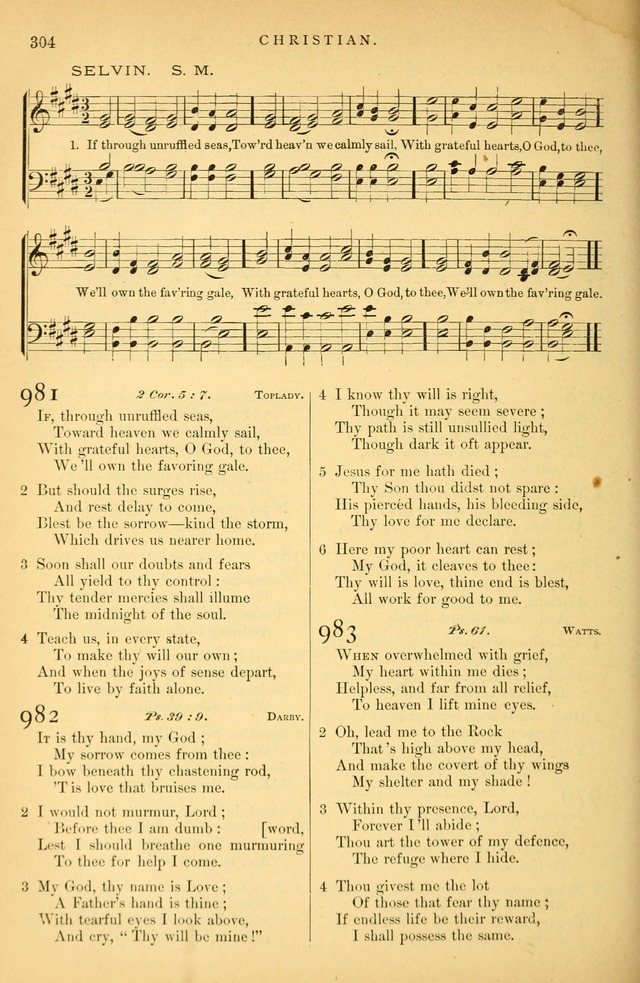 Songs for the Sanctuary: or hymns and tunes for Christian Worship page 305