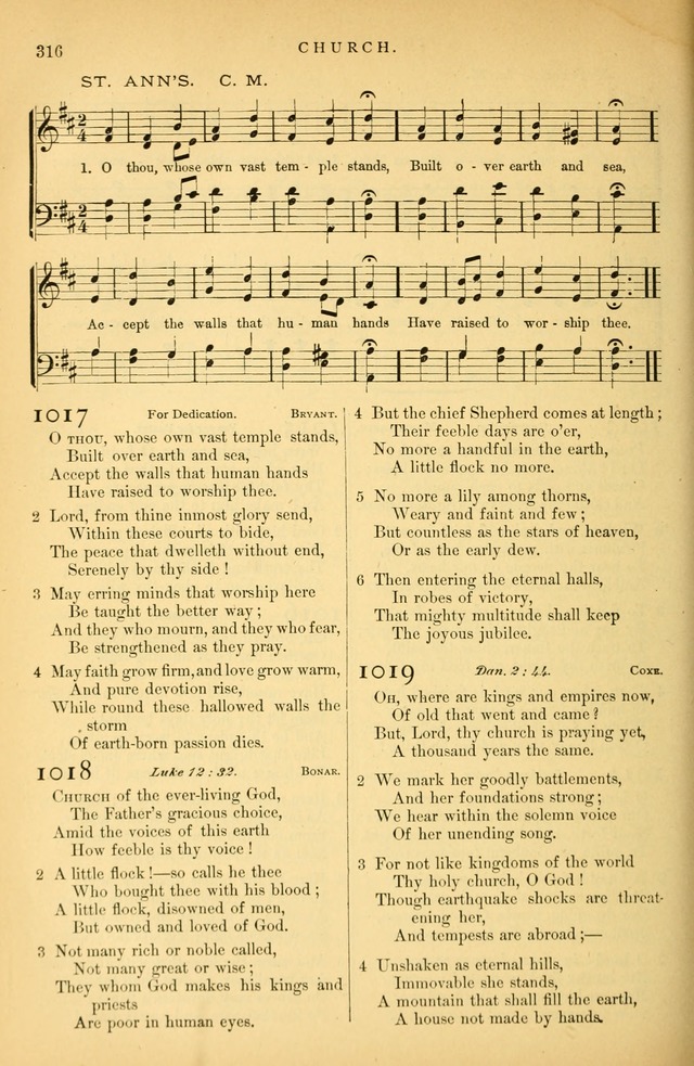 Songs for the Sanctuary: or hymns and tunes for Christian Worship page 317