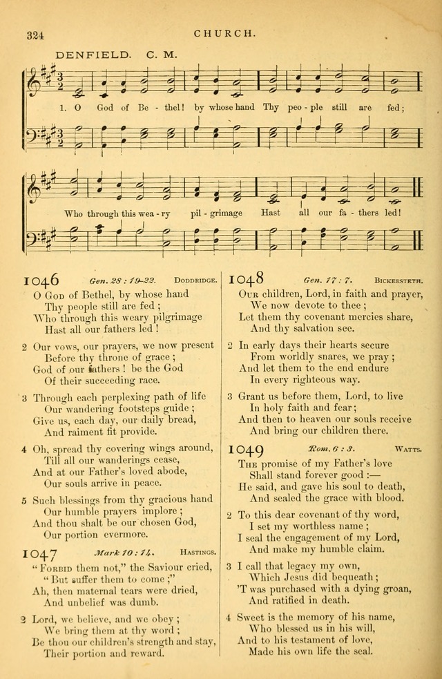 Songs for the Sanctuary: or hymns and tunes for Christian Worship page 325