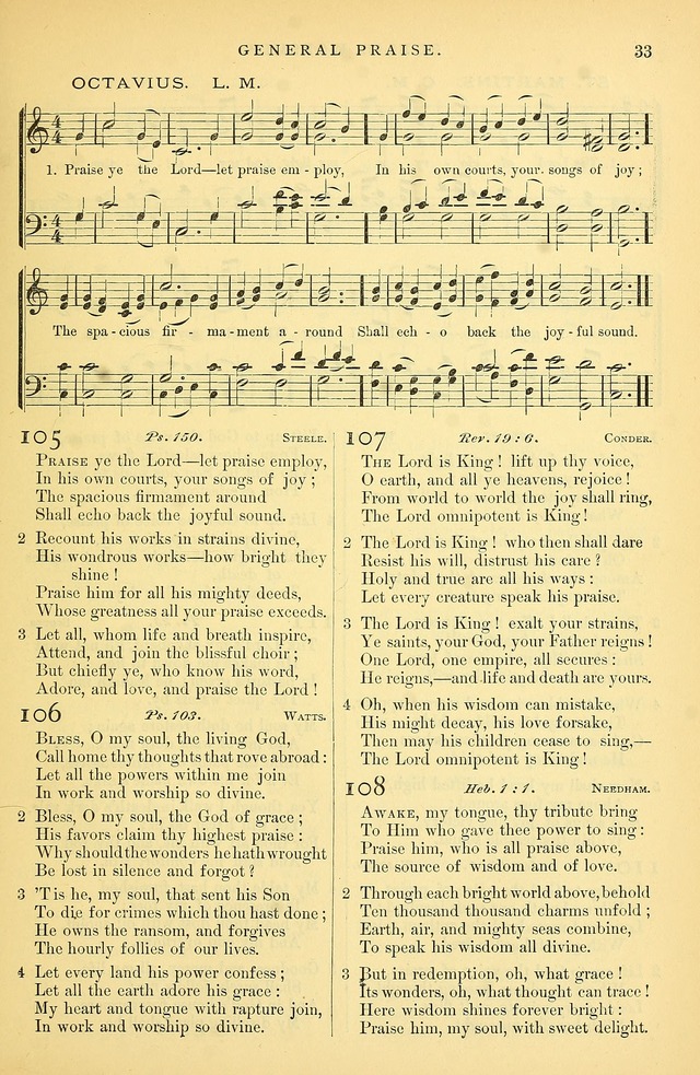 Songs for the Sanctuary: or hymns and tunes for Christian Worship page 34