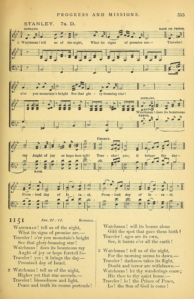 Songs for the Sanctuary: or hymns and tunes for Christian Worship page 356