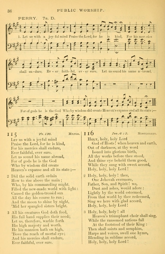 Songs for the Sanctuary: or hymns and tunes for Christian Worship page 37