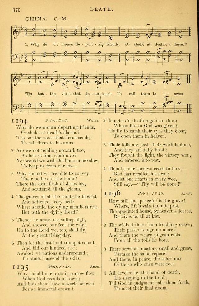 Songs for the Sanctuary: or hymns and tunes for Christian Worship page 371