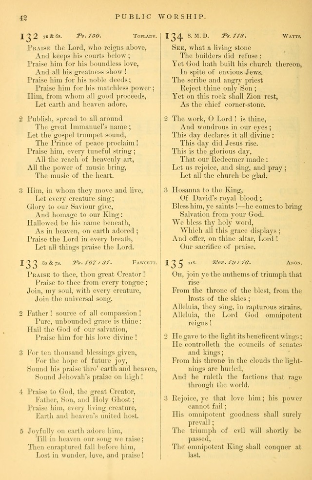 Songs for the Sanctuary: or hymns and tunes for Christian Worship page 43