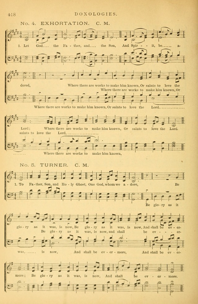 Songs for the Sanctuary: or hymns and tunes for Christian Worship page 449