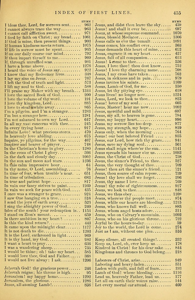 Songs for the Sanctuary: or hymns and tunes for Christian Worship page 456