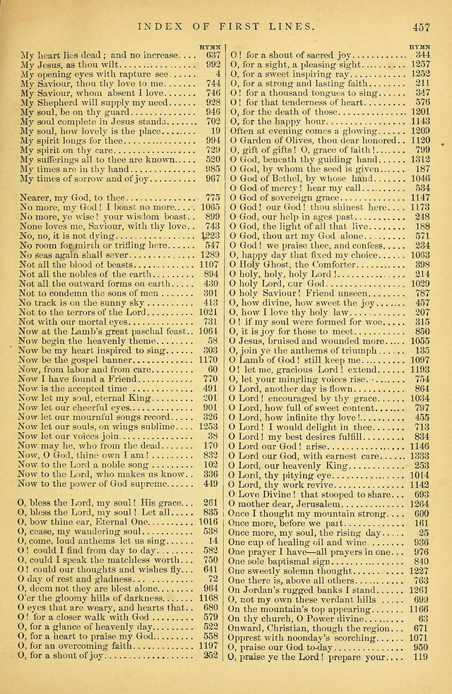 Songs for the Sanctuary: or hymns and tunes for Christian Worship page 458
