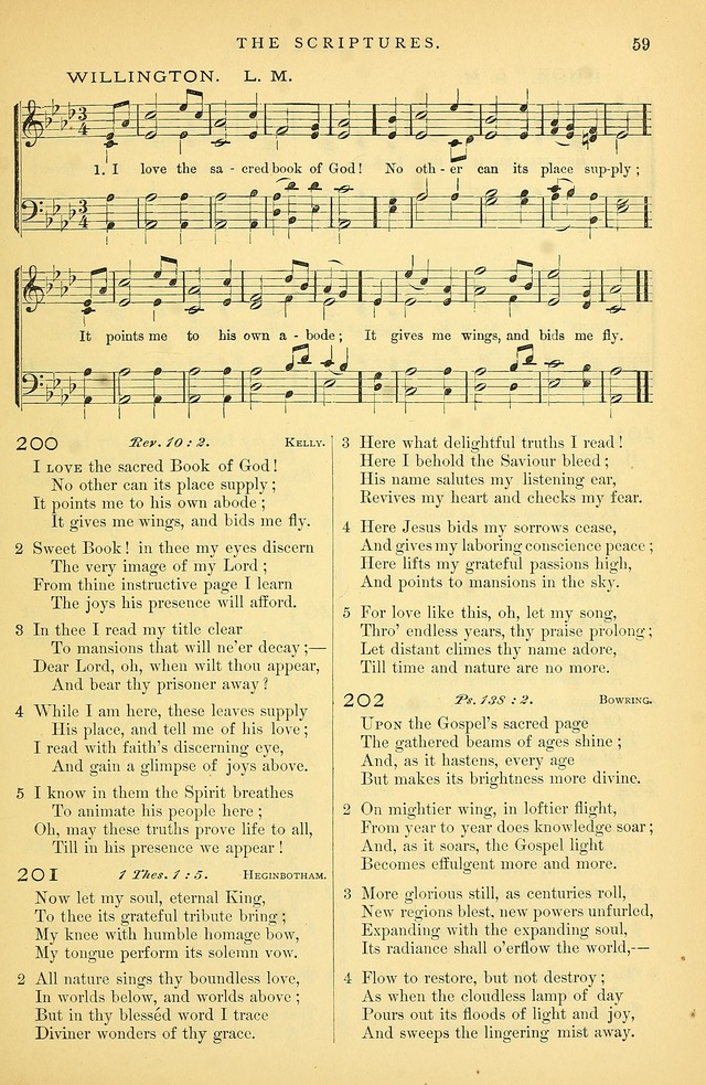 Songs for the Sanctuary: or hymns and tunes for Christian Worship page 60